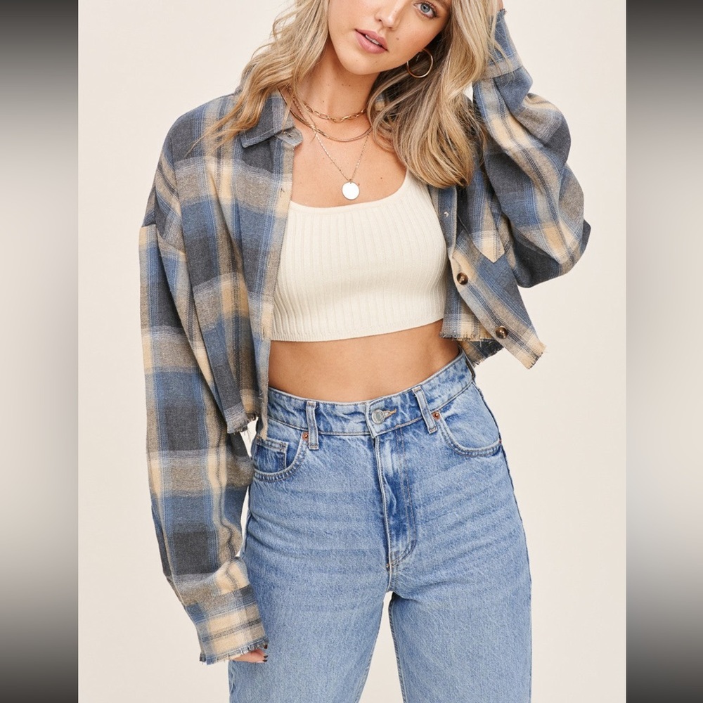 Cropped flannel